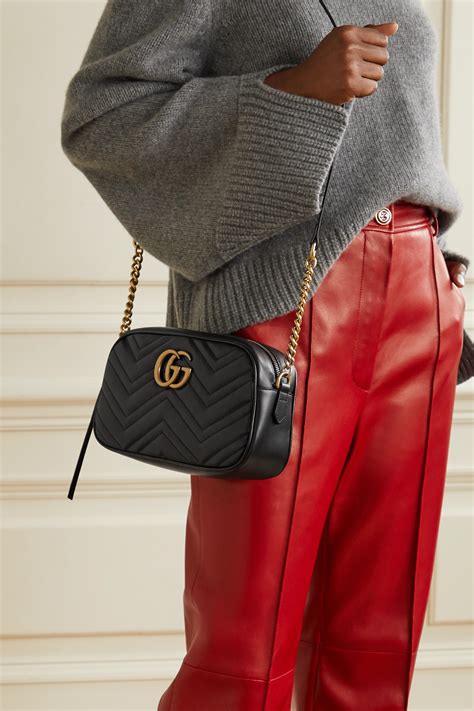 gucci marmont camera bag wear and tear|Gucci Marmont large camera bag.